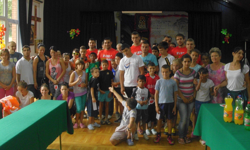 Šampioni u poseti Dečijem Selu