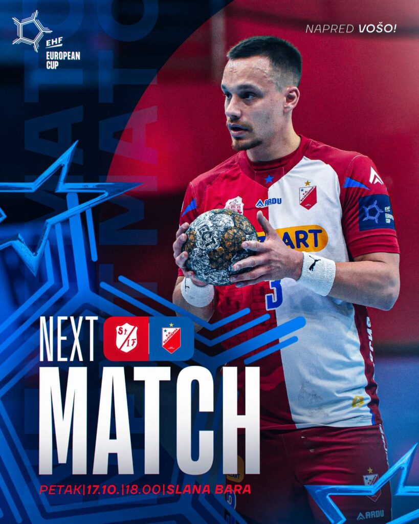 EHF Kup: Voša – StÍF (petak i nedalja)