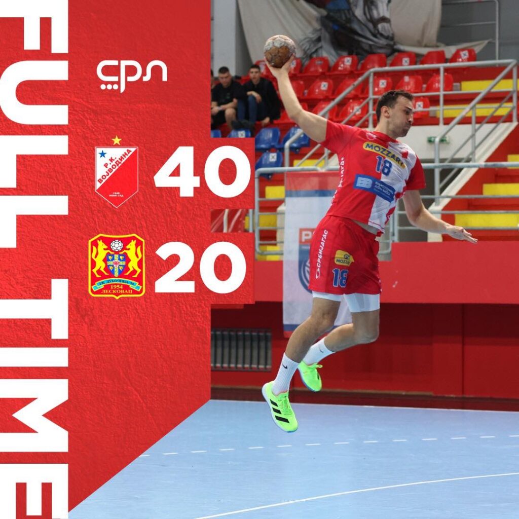 SRL: Vojvodina – Dubočica 40:20