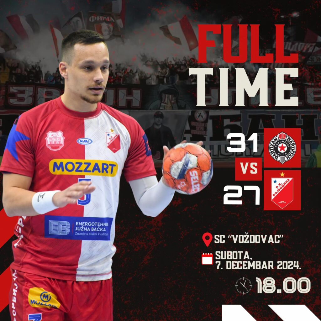 SRL: Partizan – Vojvodina 31:27